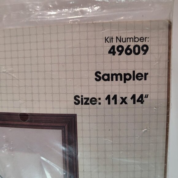 Bucilla Stitchery Needlepoint Sampler Special Need 49609 11" x 24" NIP Nice - Picture 3 of 4